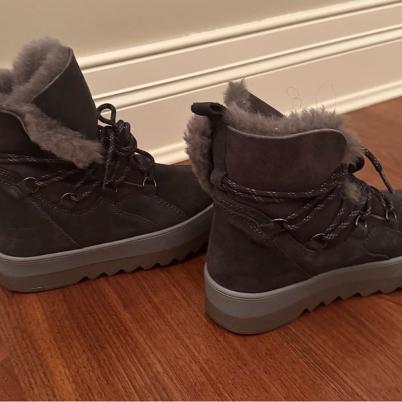 Cougar waterproof Women's Gray Fur-Lined Boots - Picture 4 of 9